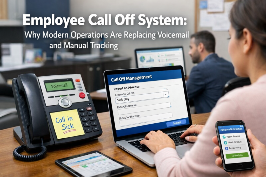 Employee Call Off System: Why Modern Operations Are Replacing Voicemail and Manual  Tracking